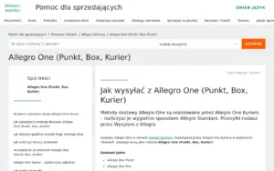 Allegro One Kurier